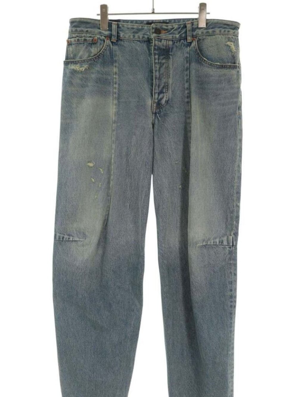 Balenciaga Biker Darts Denim Pants